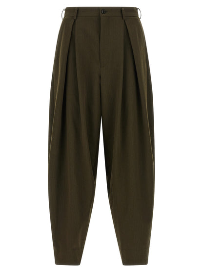 Herringbone wool pants Pants