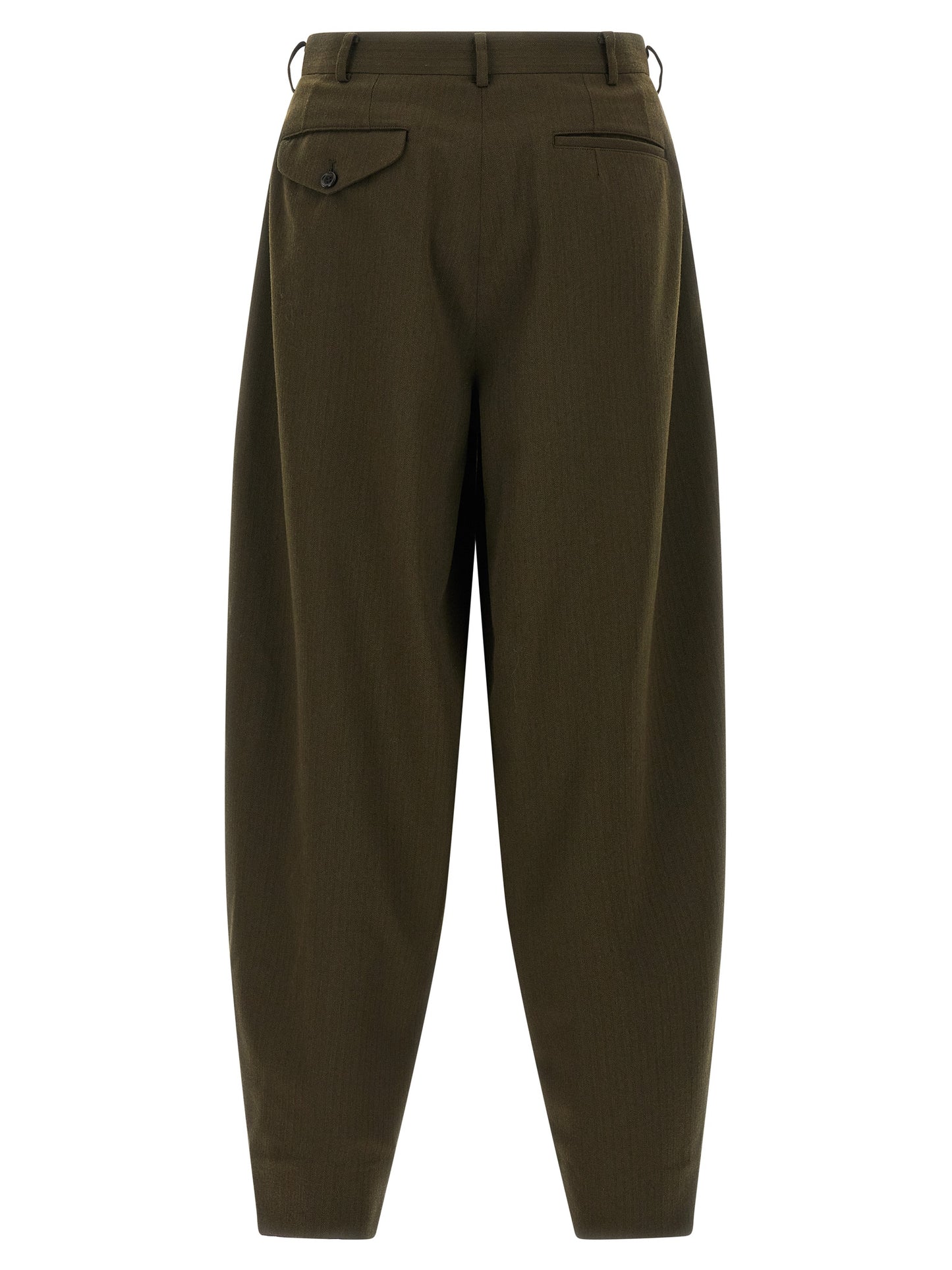 Herringbone wool pants Pants