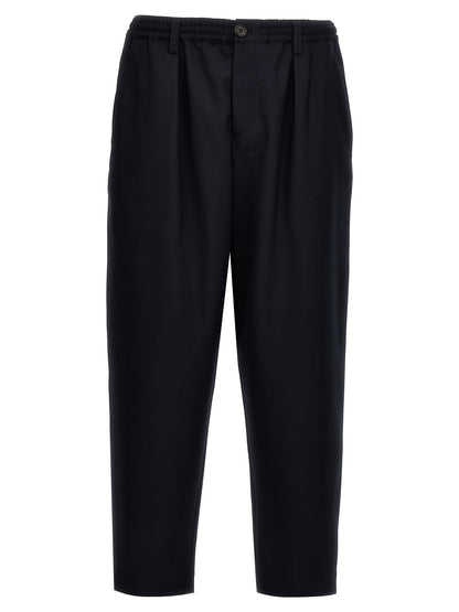 Tropical wool crop pants Pants