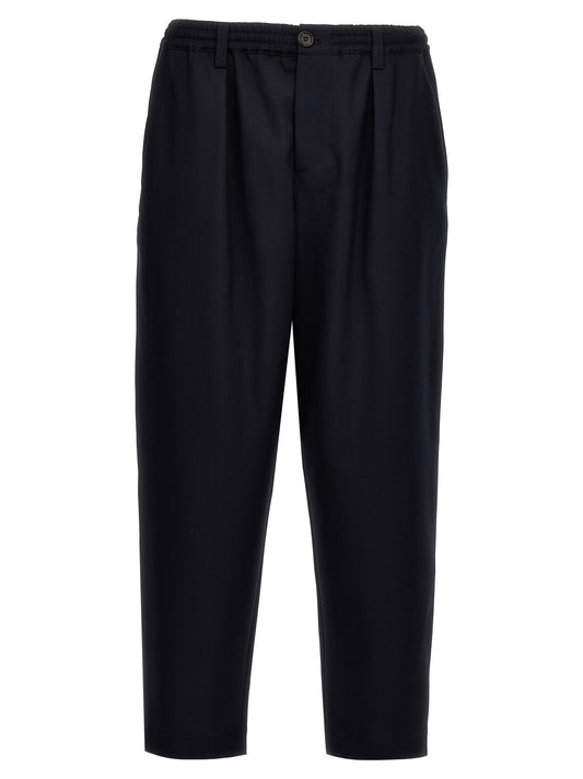 Tropical wool crop pants Pants