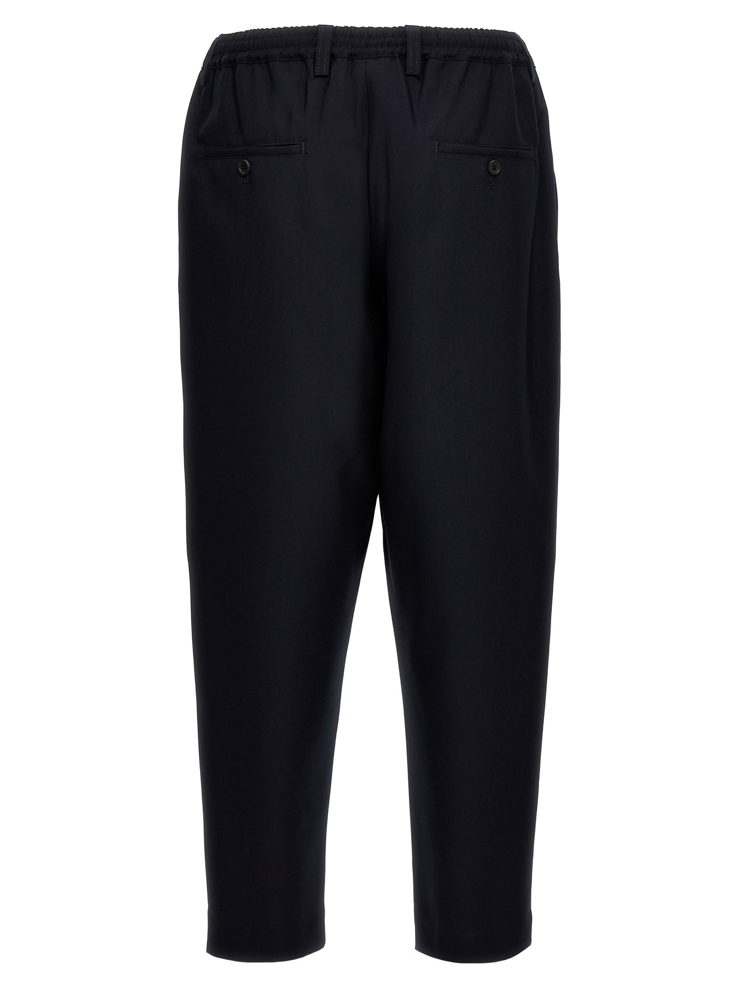 Tropical wool crop pants Pants