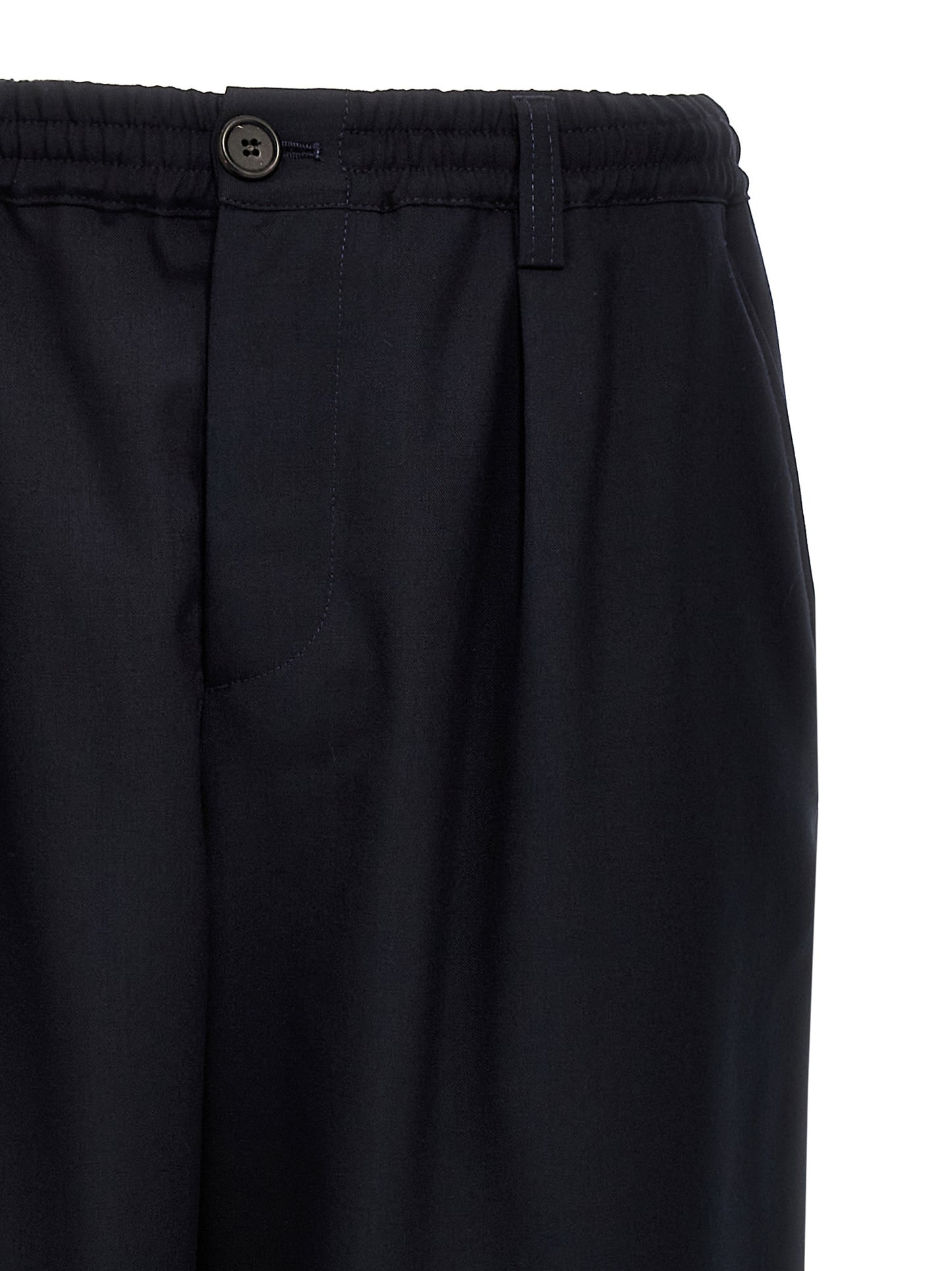 Tropical wool crop pants Pants