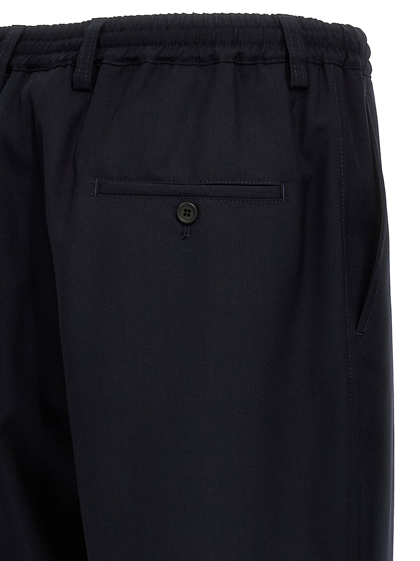 Tropical wool crop pants Pants