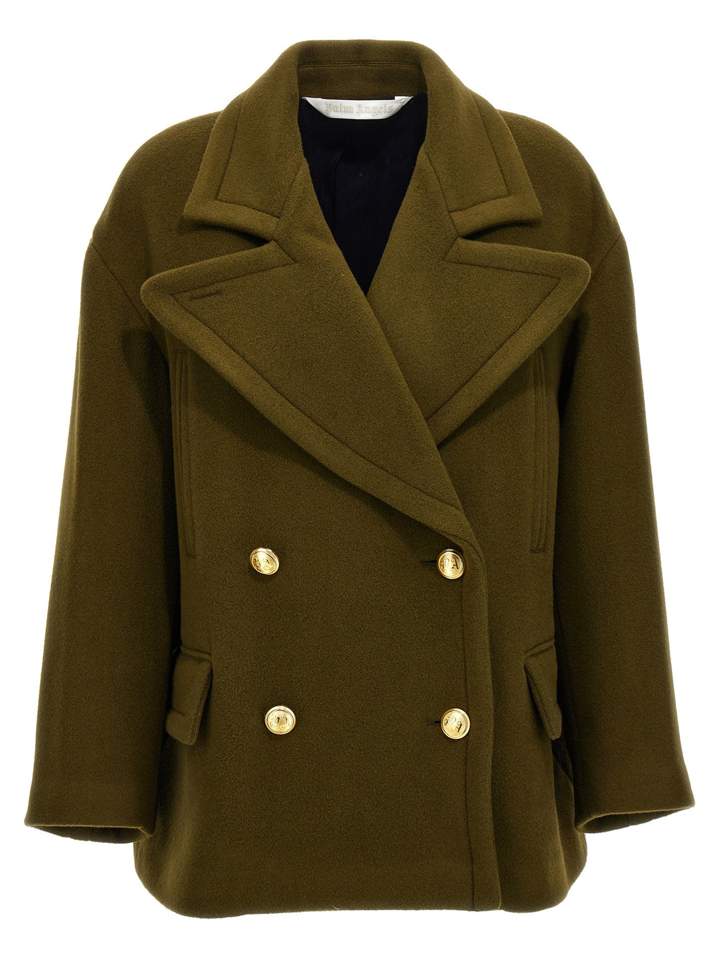 Palm embroidery coat Coats, trench coats