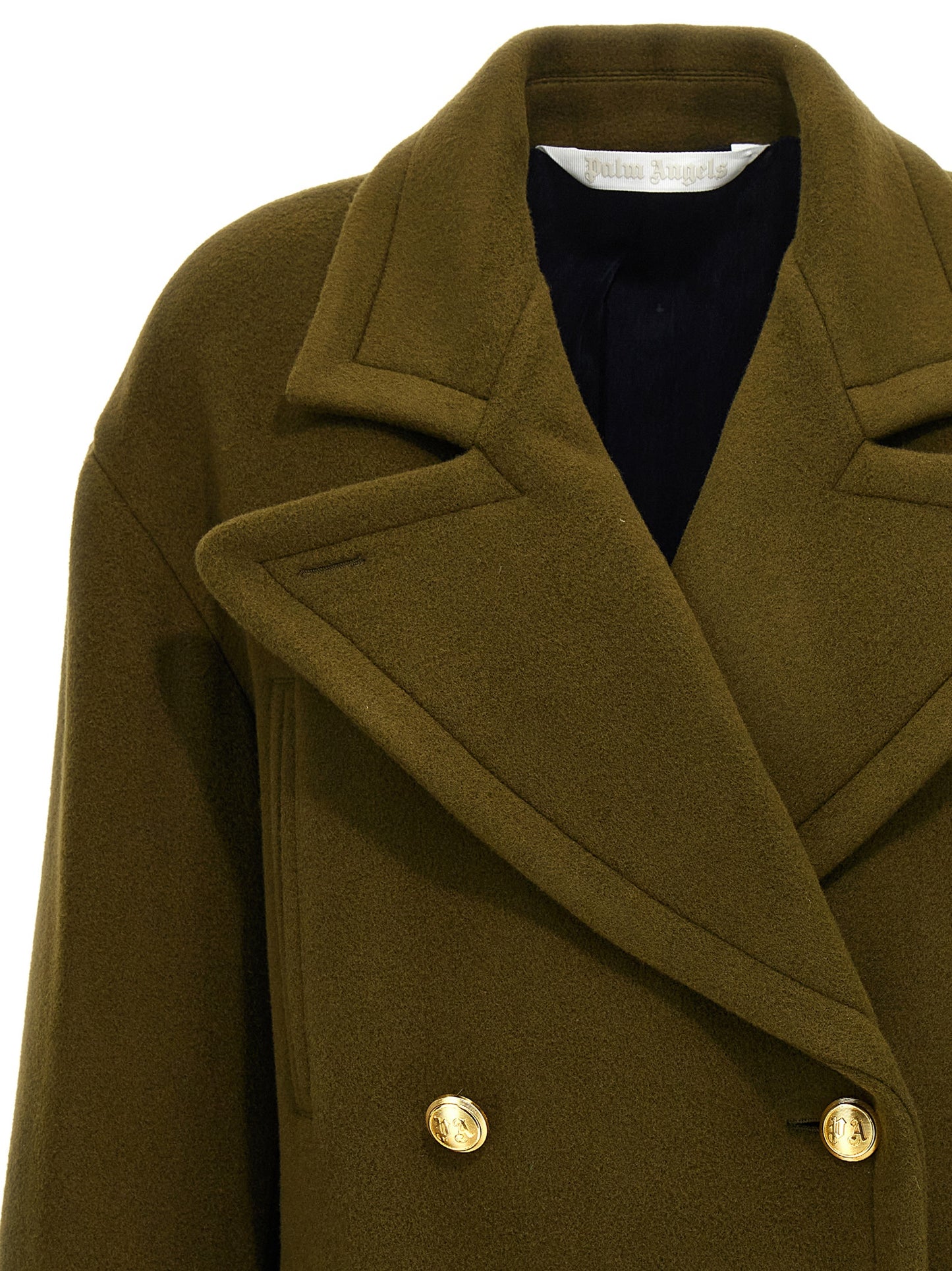 Palm embroidery coat Coats, trench coats