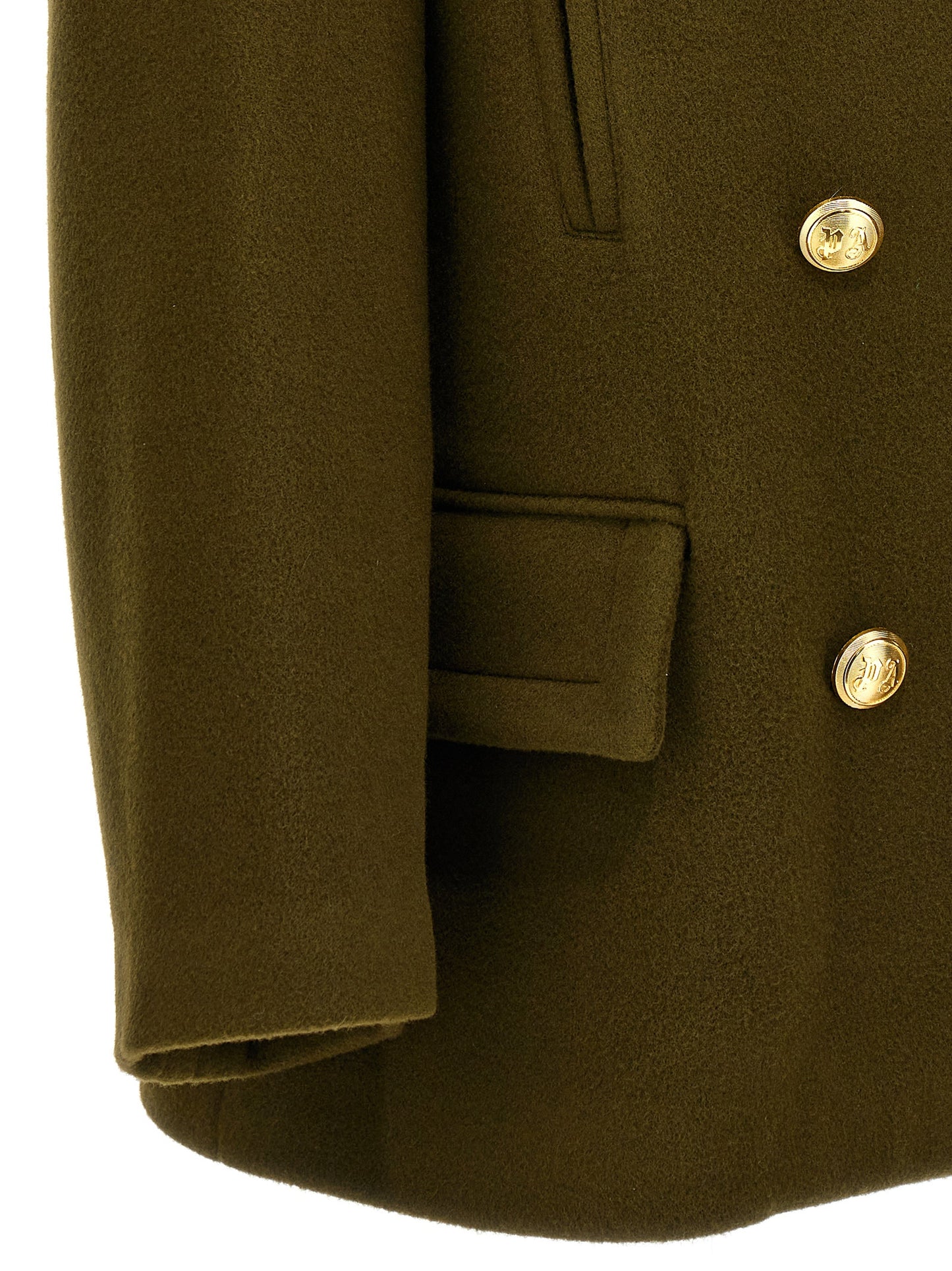 Palm embroidery coat Coats, trench coats