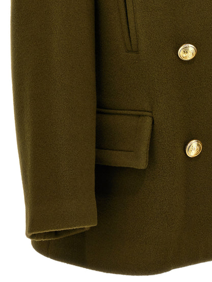 Palm embroidery coat Coats, trench coats