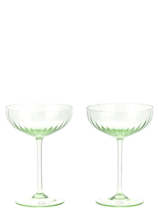 Set of 2 'Bollicine' champagne cups ⌀ 10.8 cm Glasses and bottles