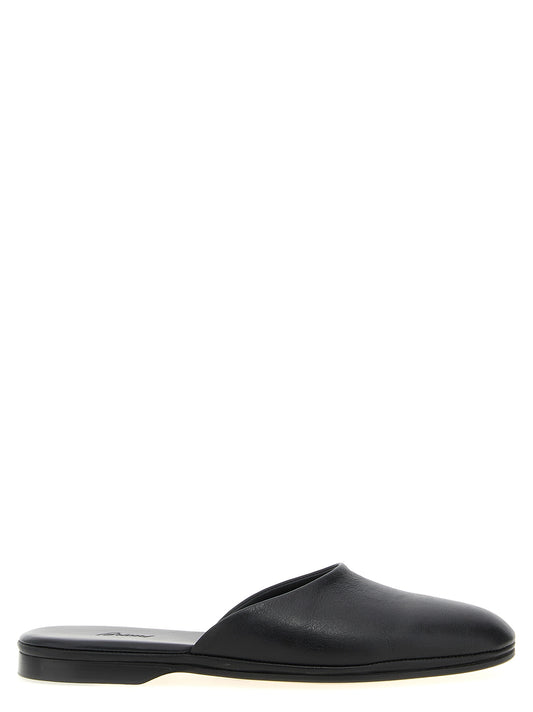 Leather sabots Flat shoes