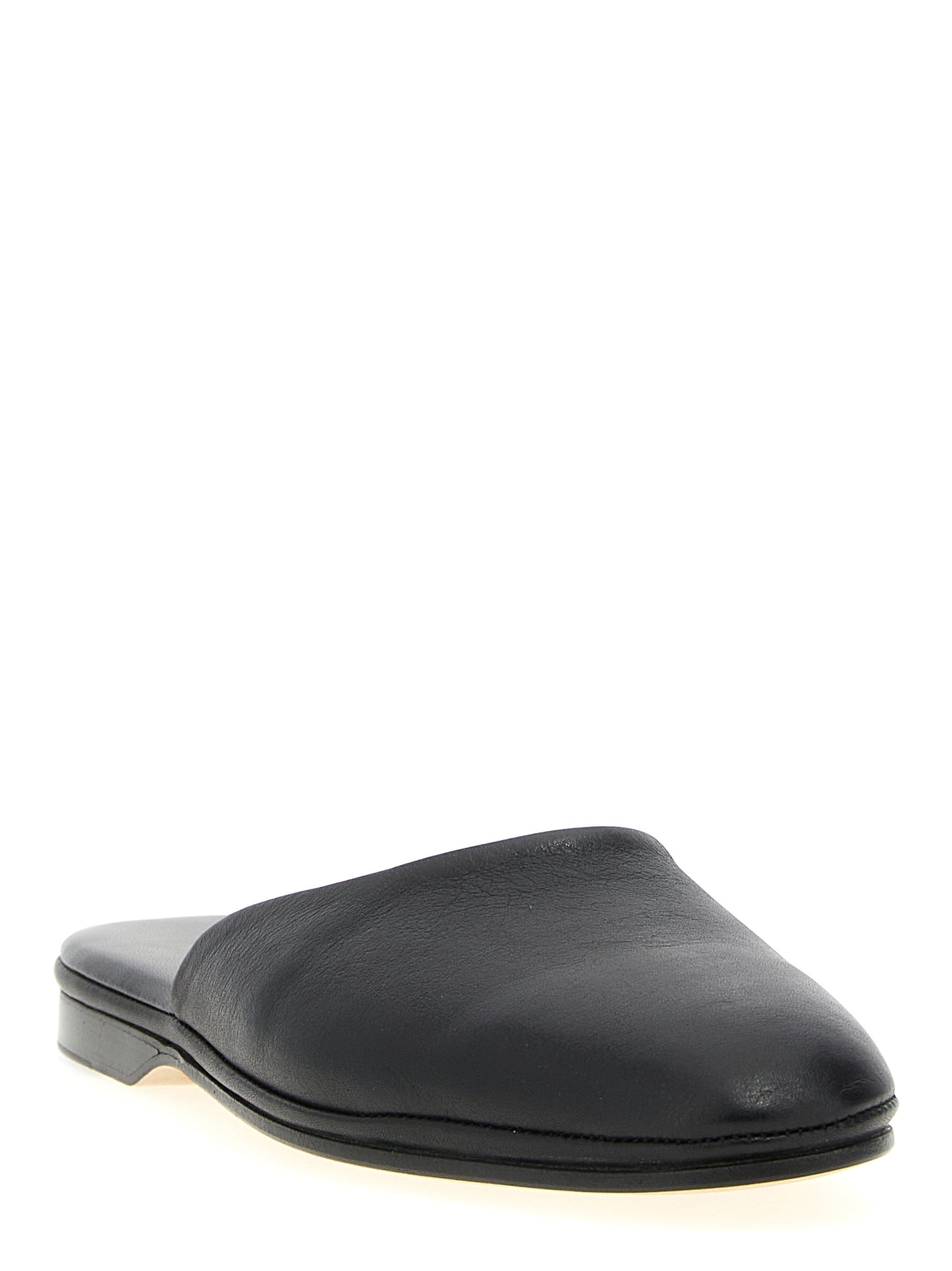 Leather sabots Flat shoes