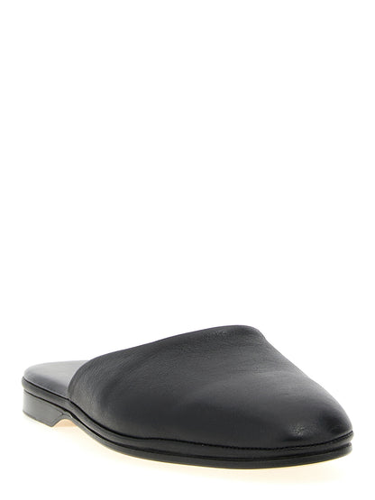 Leather sabots Flat shoes