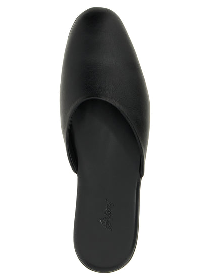 Leather sabots Flat shoes