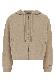 Maison Kitsune Comfort zipped light fleece hoodie