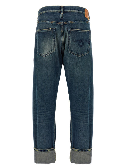 'Cuffed Crossover' jeans Jeans