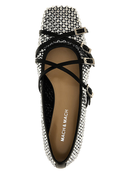 'Crystal Net' ballet flats Flat shoes