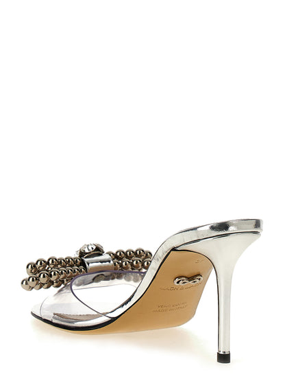 'Stud bow' sandals Pumps