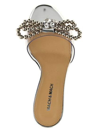 'Stud bow' sandals Pumps