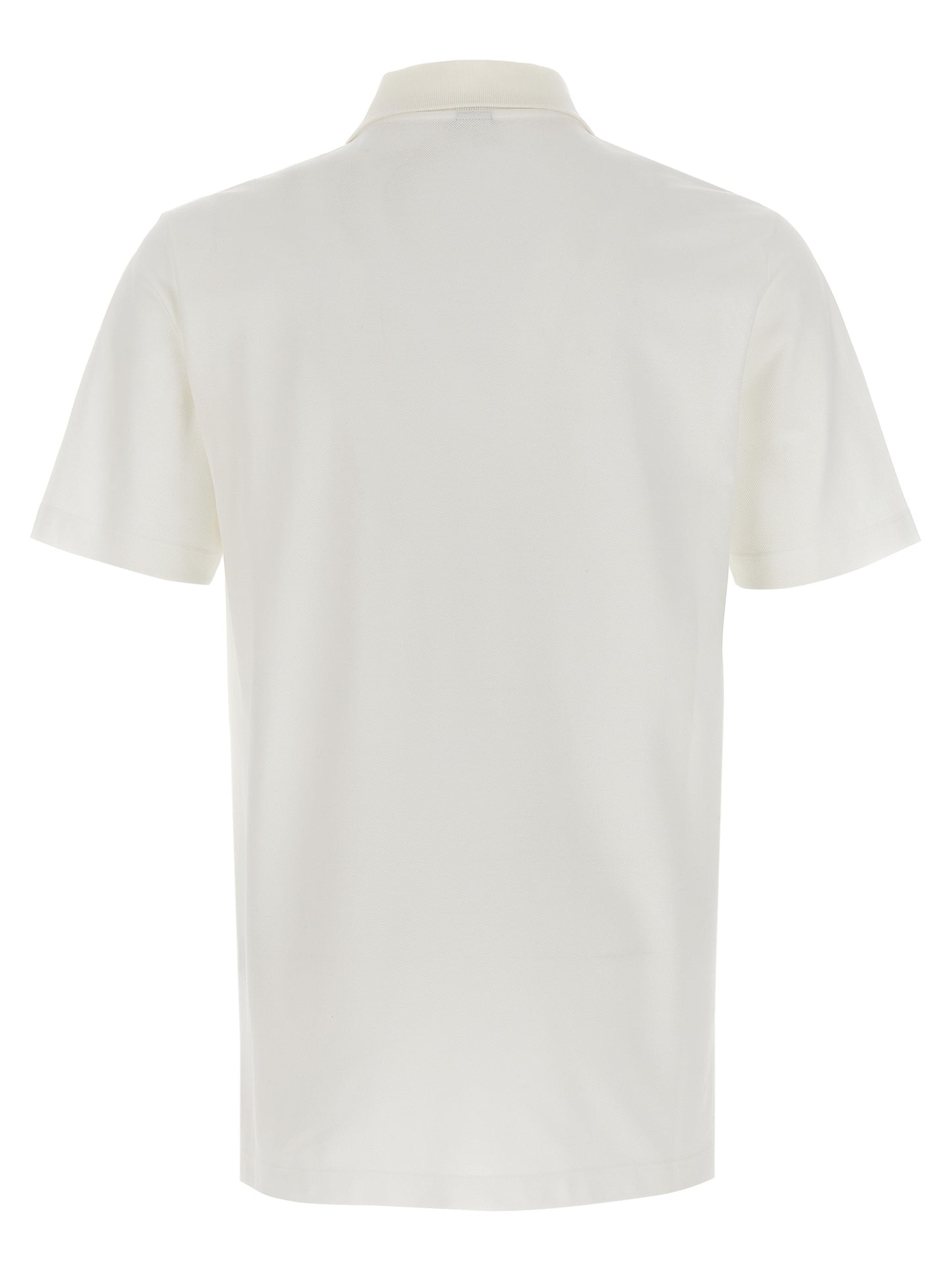 'Leather Tab' polo shirt Polo