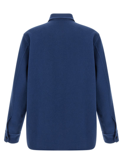 Double cloth overshirt Shirt, blouse