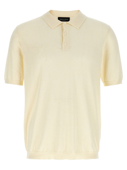 Spongy cotton polo shirt Polo