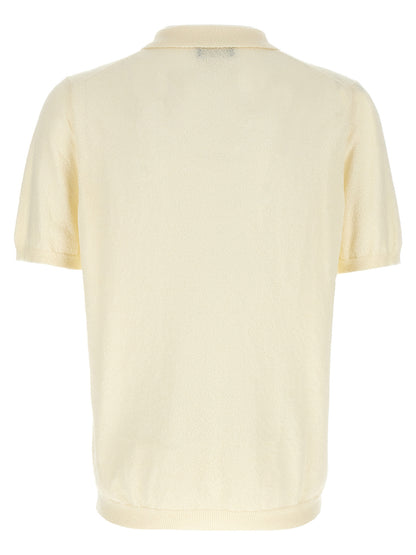 Spongy cotton polo shirt Polo
