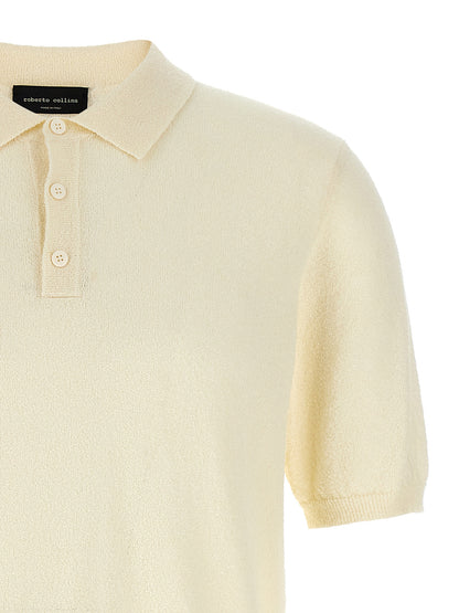 Spongy cotton polo shirt Polo