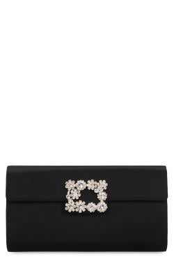 Roger Vivier Satin clutch