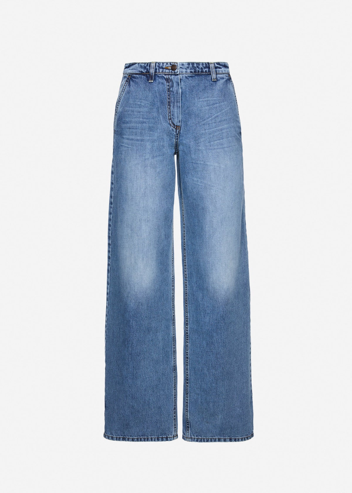 Magda Butrym Re26 denim 03 pants dark blue