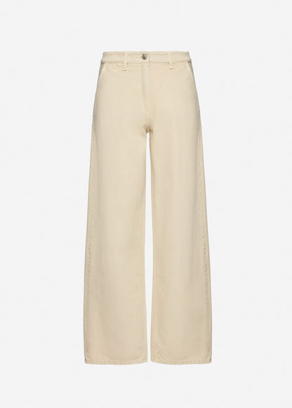 Magda Butrym Re26 denim 03 pants beige