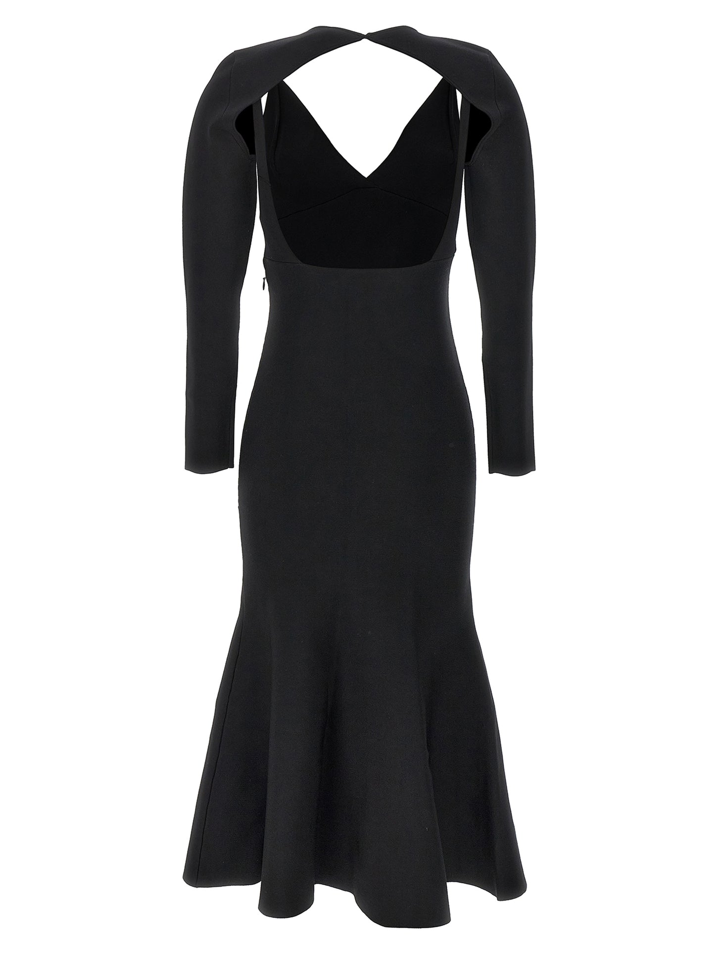 Stretch knit midi dress Dresses