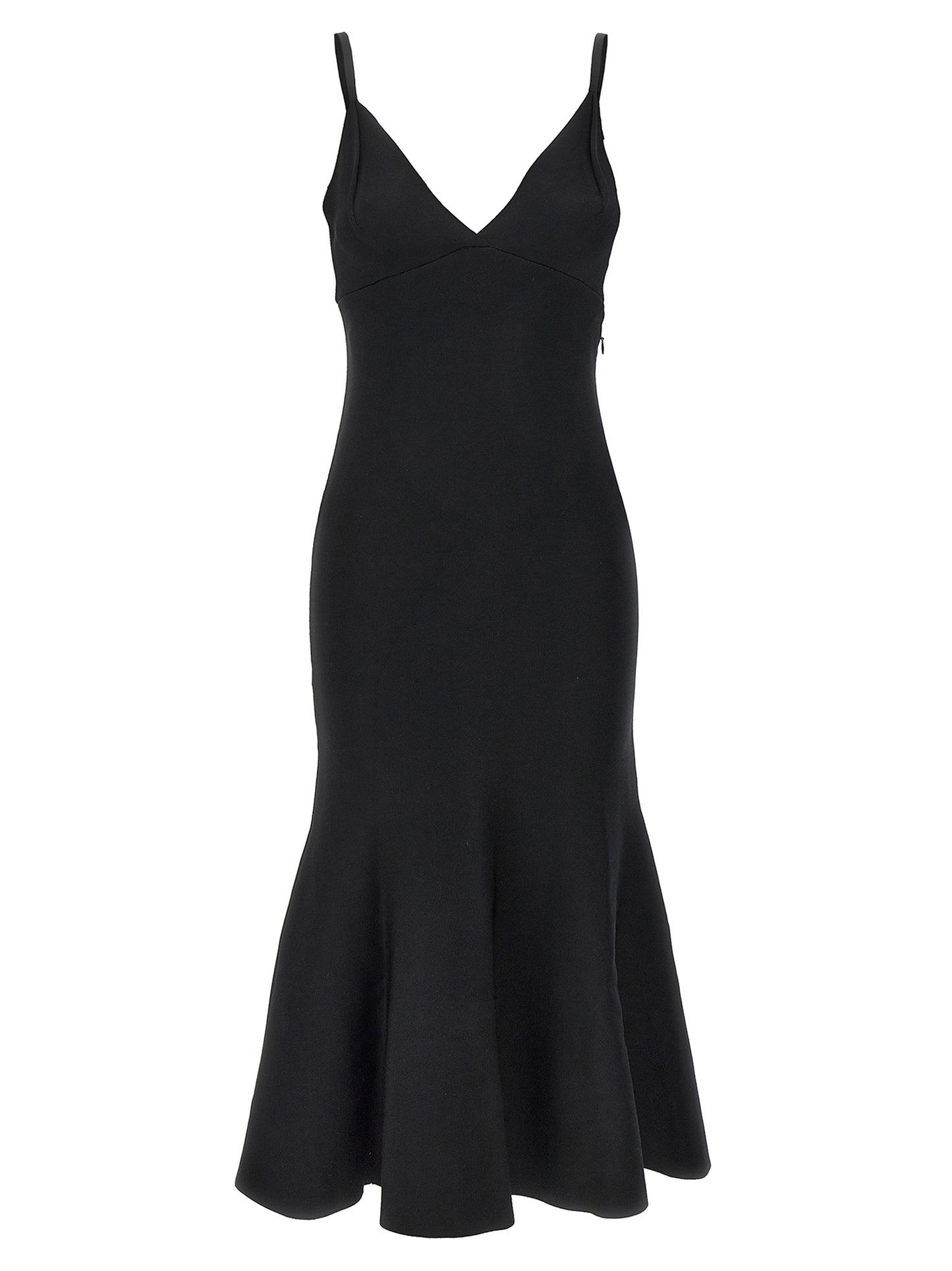 Stretch knit midi dress Dresses