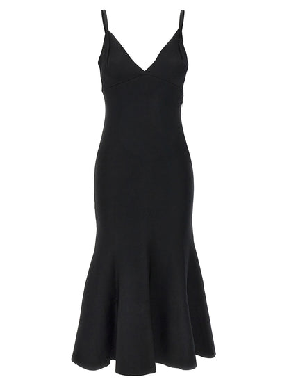 Stretch knit midi dress Dresses