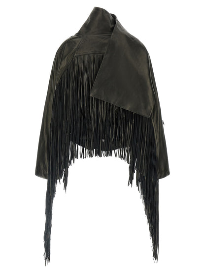 'Cropped Scarf Flight' jacket Down jacket, Parka, Casual jackets