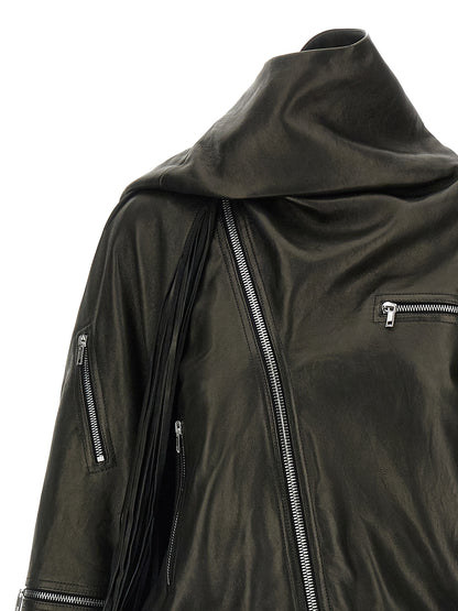 'Cropped Scarf Flight' jacket Down jacket, Parka, Casual jackets