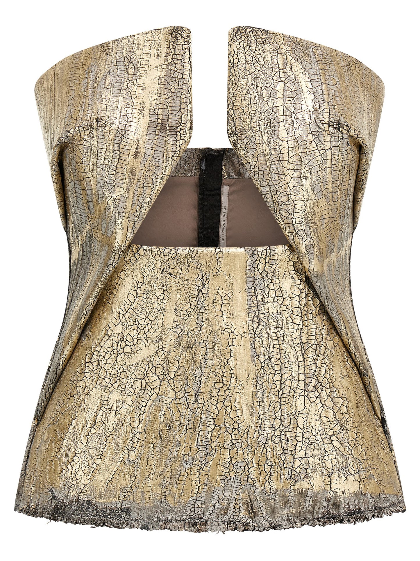 'Woven Prong' top Tops