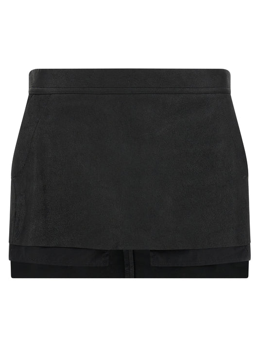 'Fog Cutdff' mini skirt Skirts