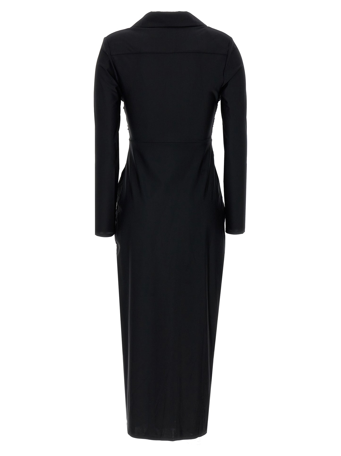 'Black Jersey Cut Out Midi' dress Dresses