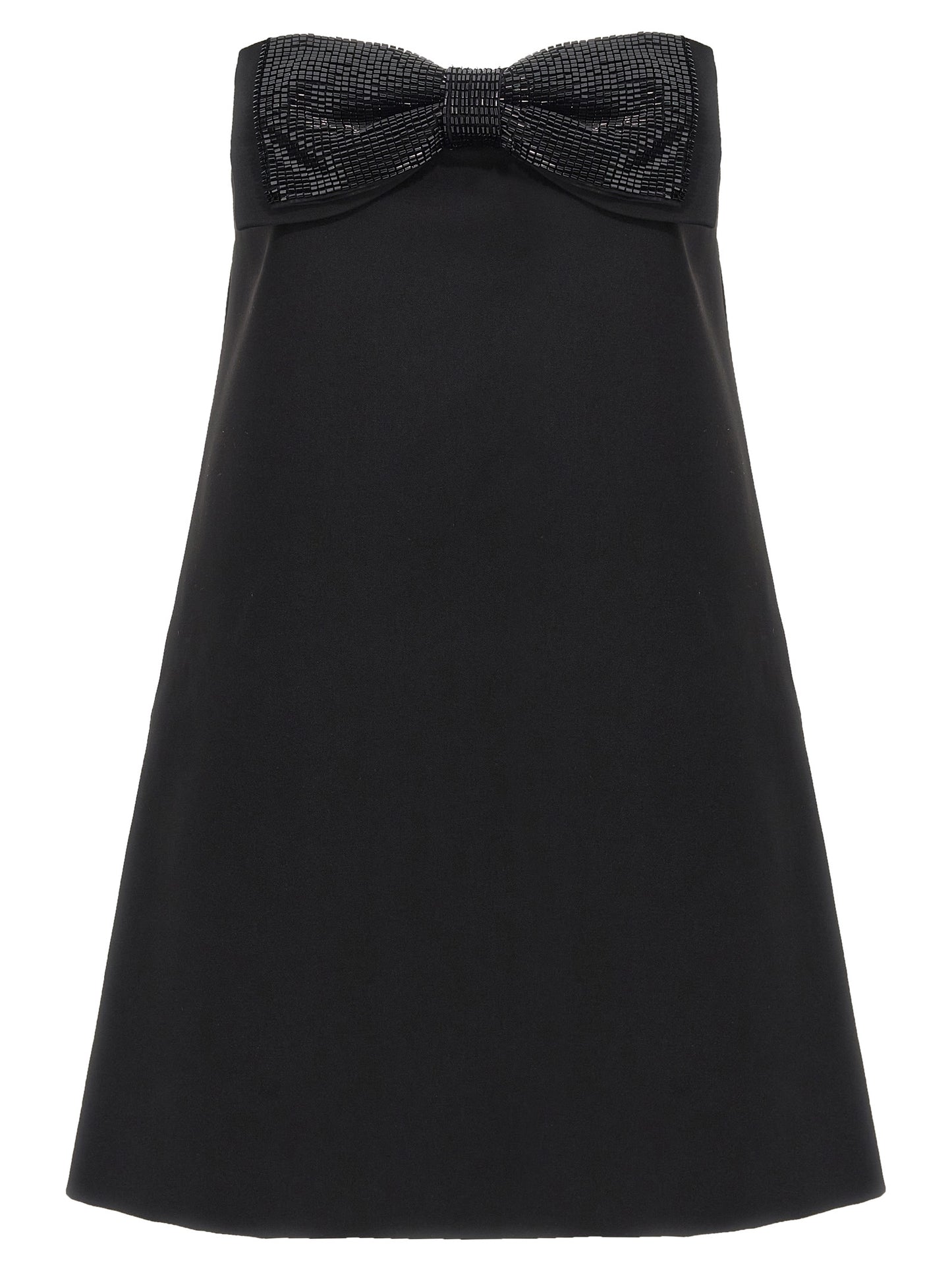 'Black Crepe Bandeau Mini' dress Dresses