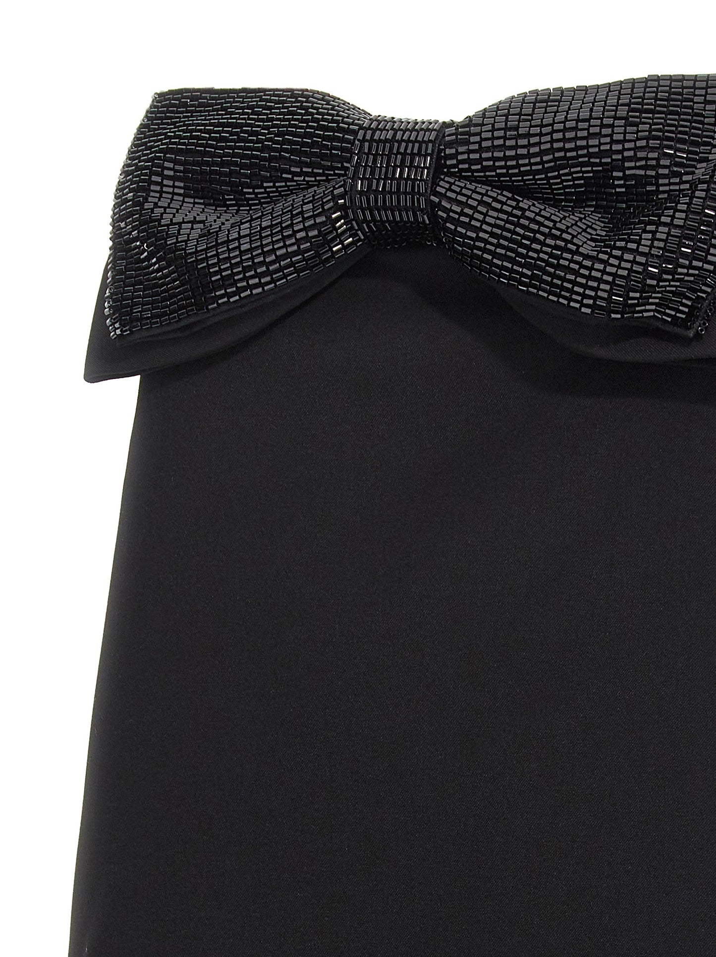 'Black Crepe Bandeau Mini' dress Dresses