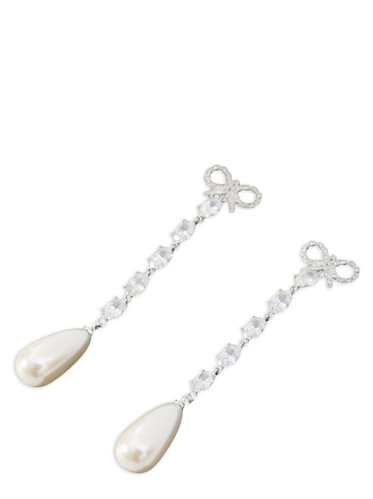 'Bow Pearl Droplet' earrings Jewelry