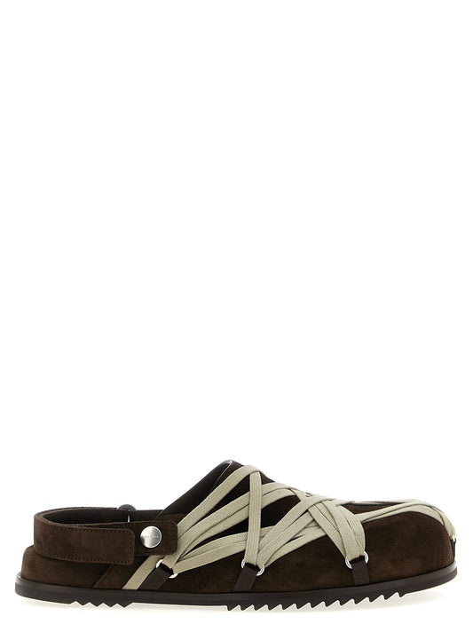 'Megalace Mule Granola' sabots Flat shoes