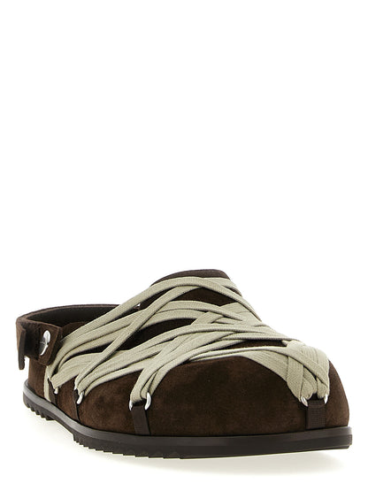'Megalace Mule Granola' sabots Flat shoes