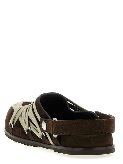 'Megalace Mule Granola' sabots Flat shoes