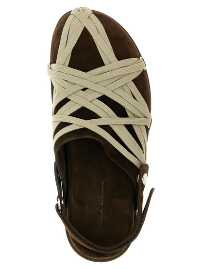 'Megalace Mule Granola' sabots Flat shoes