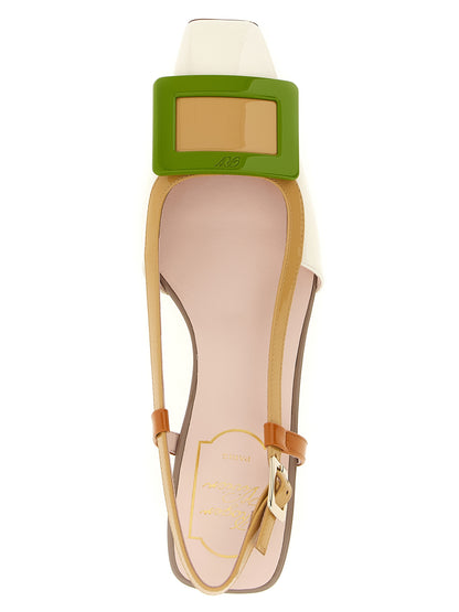 'Lacquered' slingback Pumps