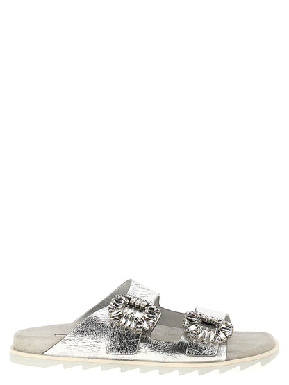 'Slidy Viv' rhinestone sandals Sandals