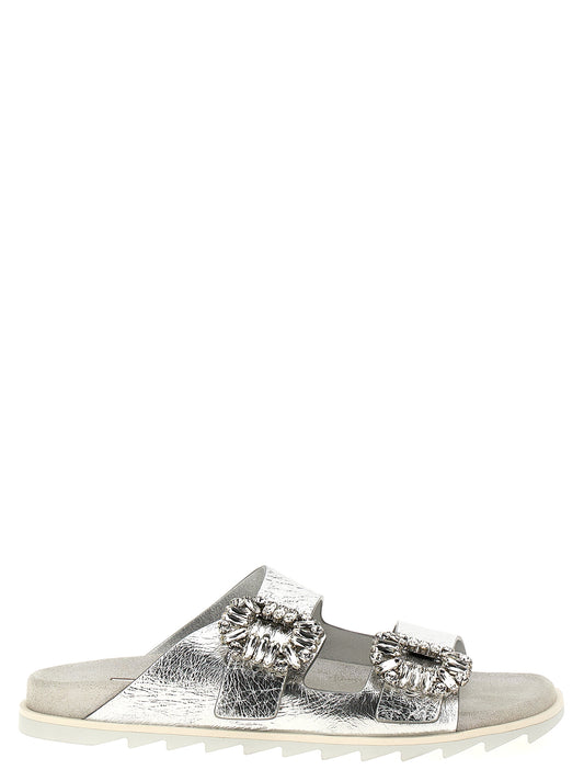'Slidy Viv' rhinestone sandals Sandals