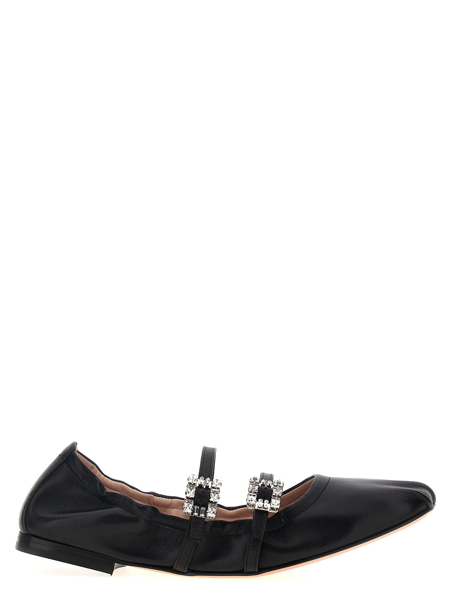 Jewel strap ballet flats Flat shoes