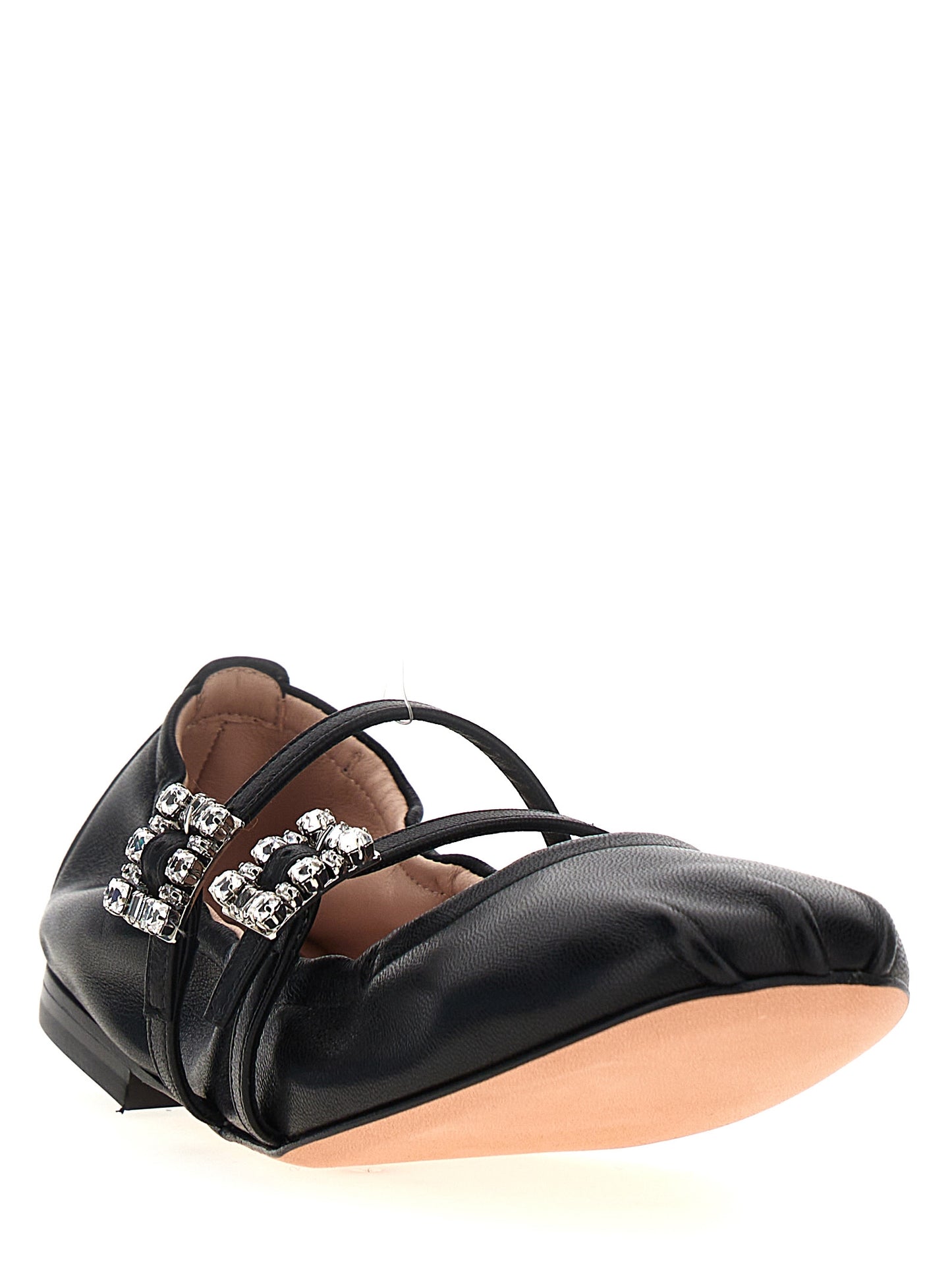 Jewel strap ballet flats Flat shoes