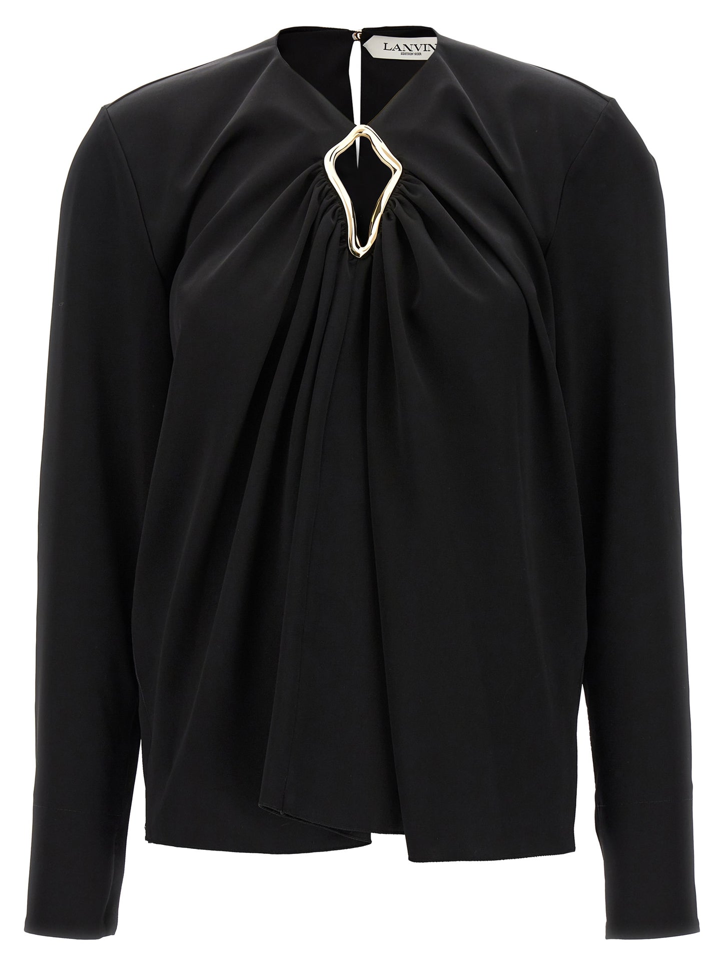Metallic detail blouse Shirt, blouse